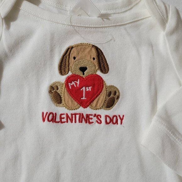 Gymboree My 1st Valentines Day NWT 3-6 month Outfit. Mixed Bin Z24 - Picture 3 of 4